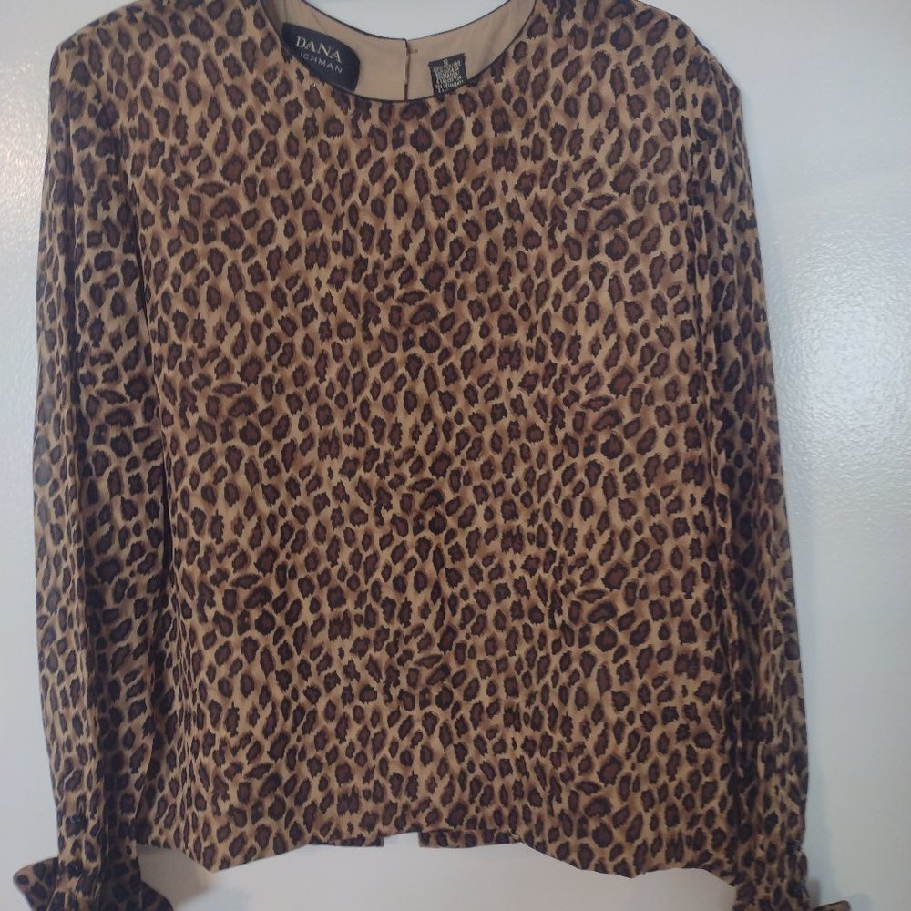 Leopard print blouse